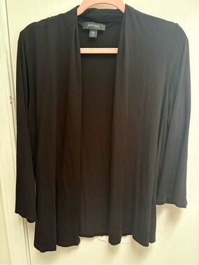 Karen Kane Black Lightweight Open Cardigan